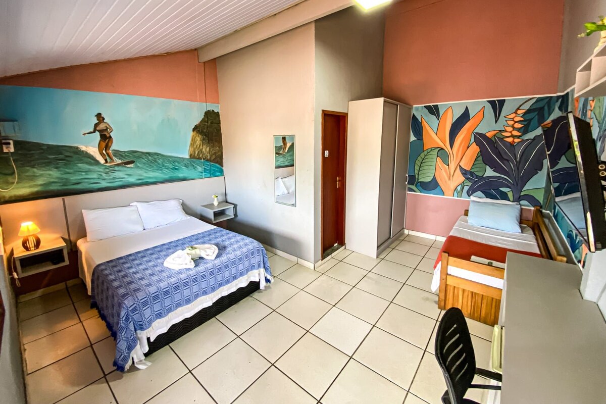 Family Suite, Balcony, Courtyard View | Free WiFi, bed sheets