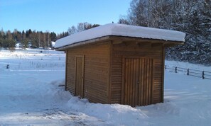 Udsigt fra overnatningsstedet