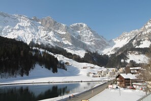 Blick von der Unterkunft