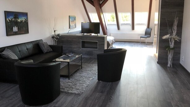 Blick von der Unterkunft