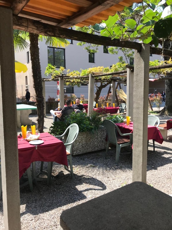 Blick von der Unterkunft