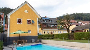 Blick von der Unterkunft