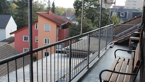 Blick von der Unterkunft