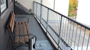 Blick von der Unterkunft
