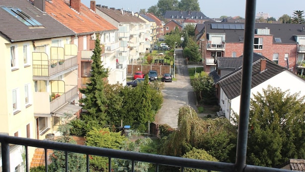 Blick von der Unterkunft