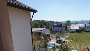 Blick von der Unterkunft