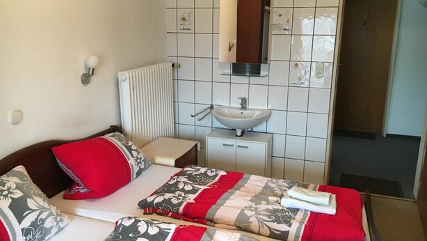 Blick von der Unterkunft