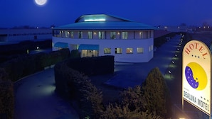 Blick von der Unterkunft