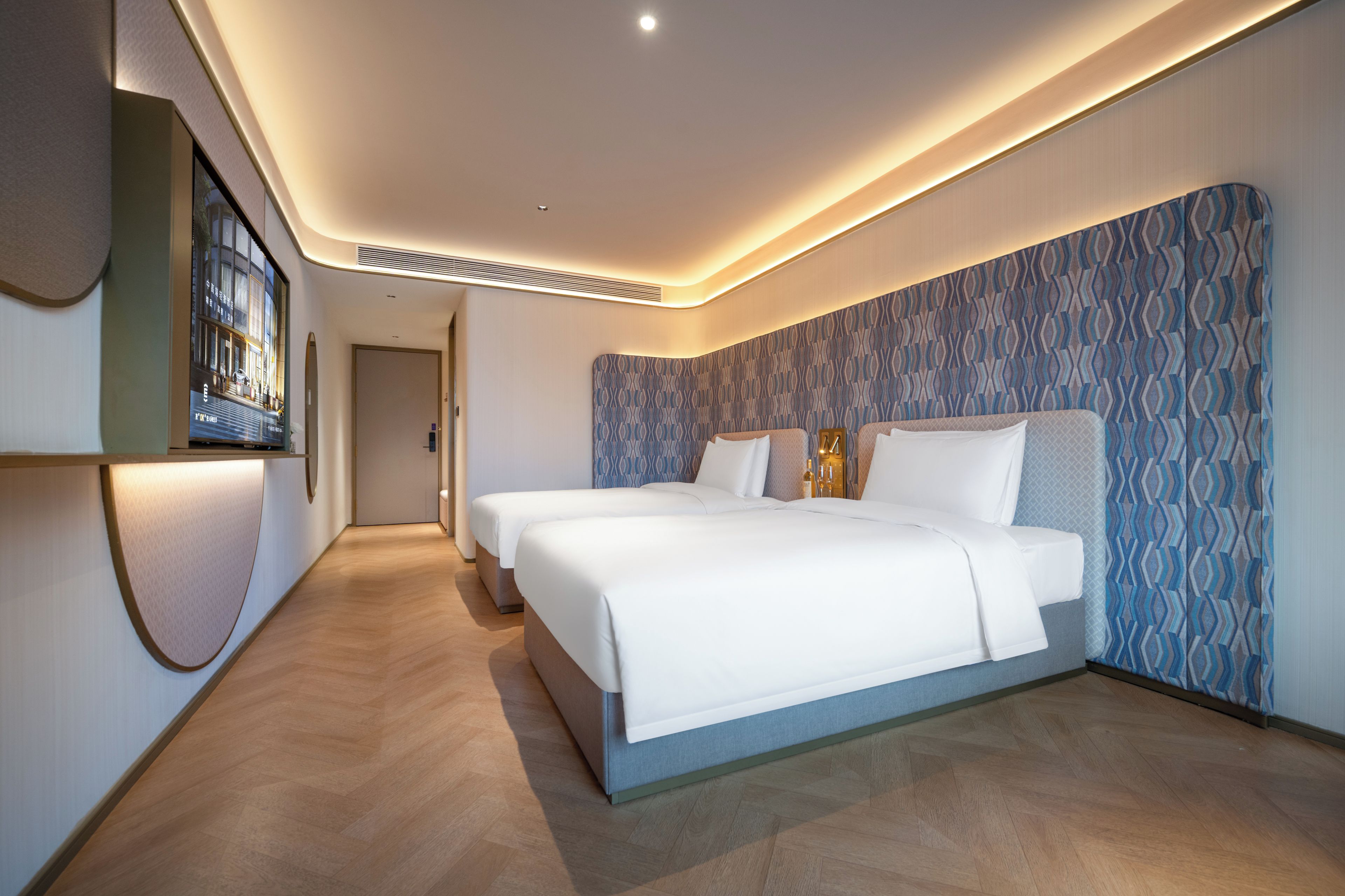 Habitación básica con 2 camas individuales, no fumadores, Aire acondicionado | Espacio para trabajar con un portátil y wifi gratis