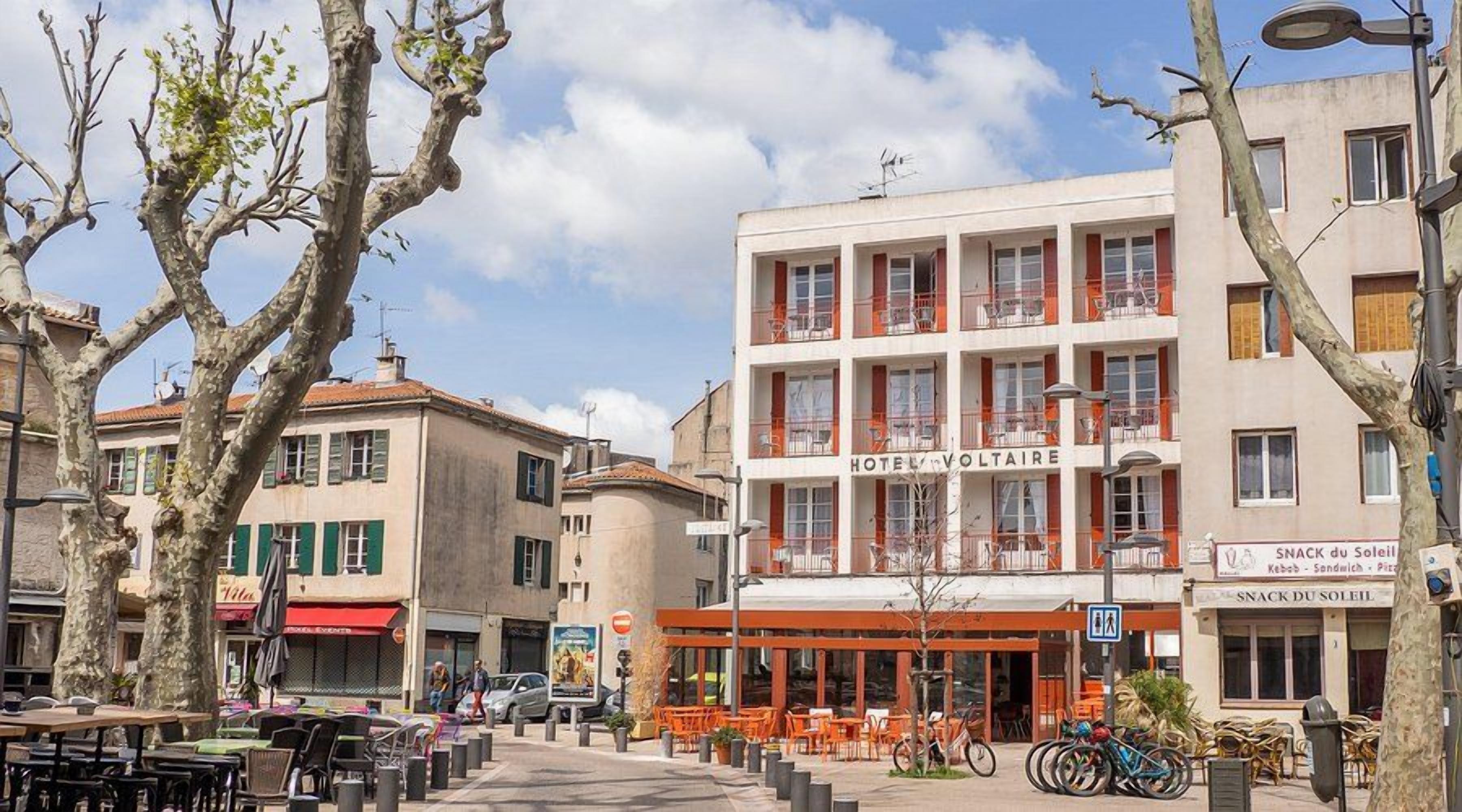 Façade de l’hébergement