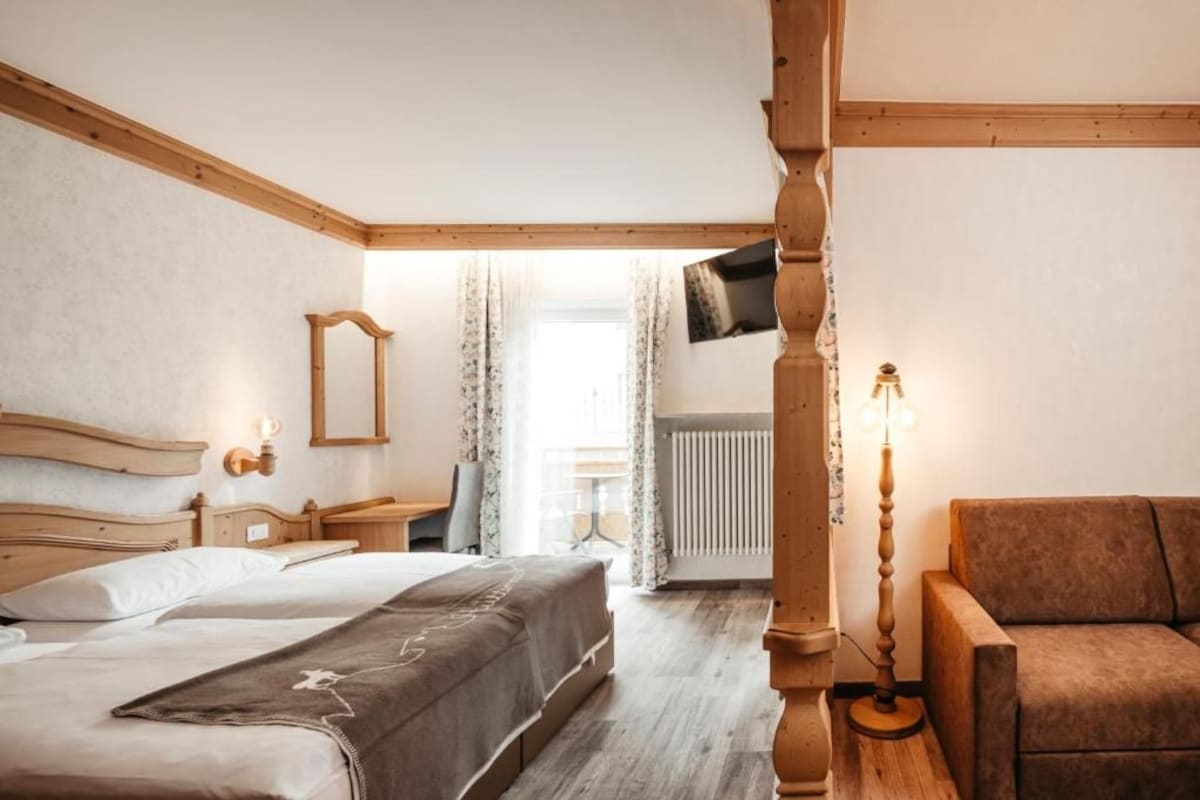 Family Quadruple Room, Balcony, Garden View