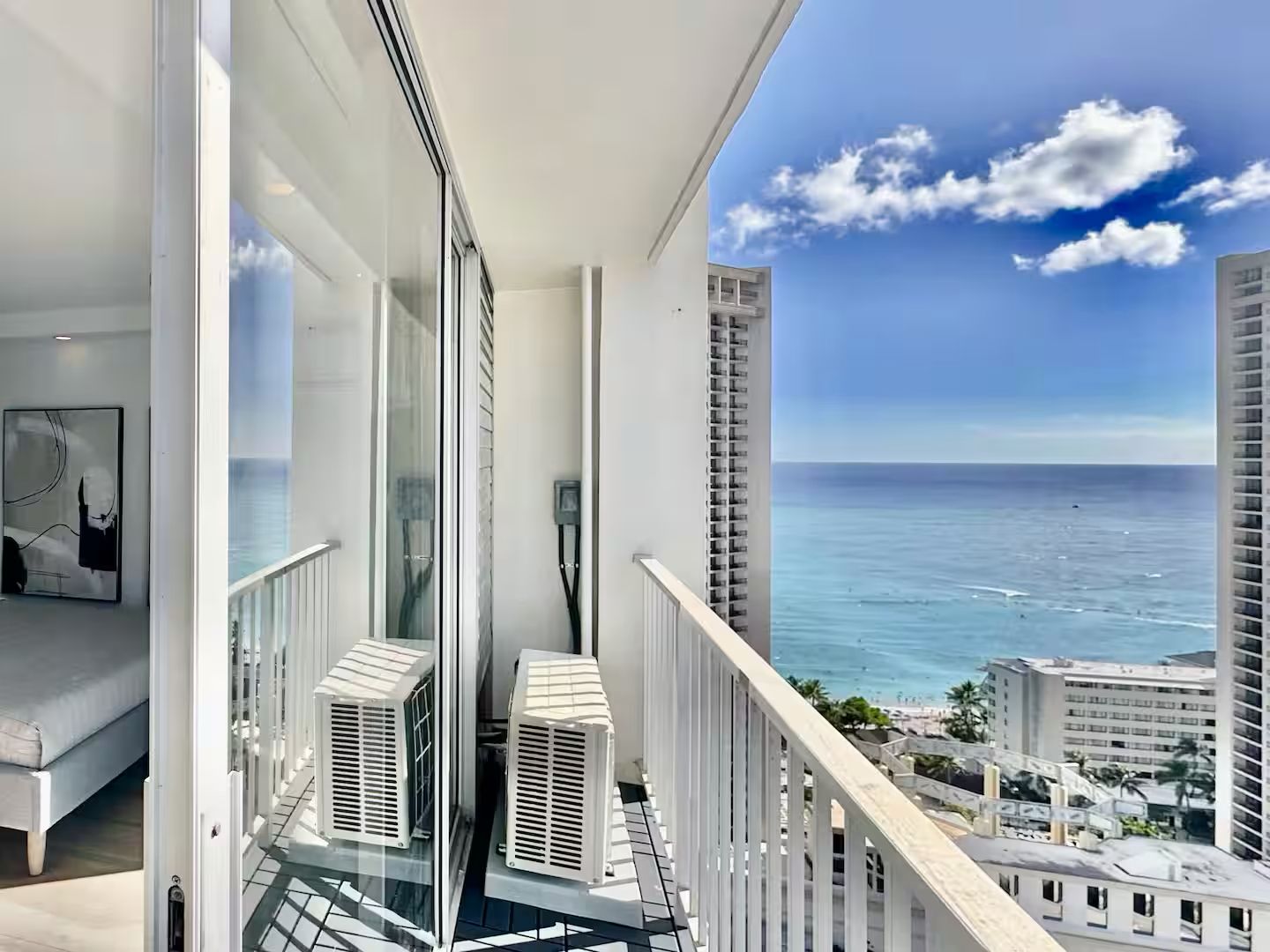 31F-High Floor-Upscale Ocean View-Pacific Monarch Studio-5min Walk to Beach