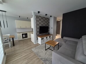Living area - Modern Metro Apartament (Warszawa)