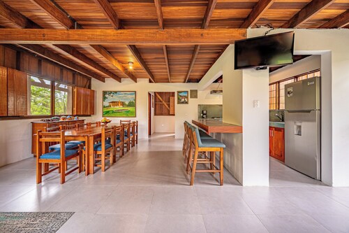 Lush Jungle Home w/ Chemical-free Pool & Bar!