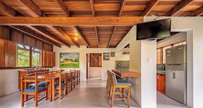 Lush Jungle Home w/ Chemical-free Pool & Bar!