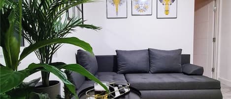 Departamento, 1 habitación | Área de sala de estar