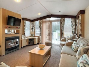 Living area - Angus Caravan in gorgeous Glenesk (Burn Estate, Edzell, Brechin DD9 7YP)