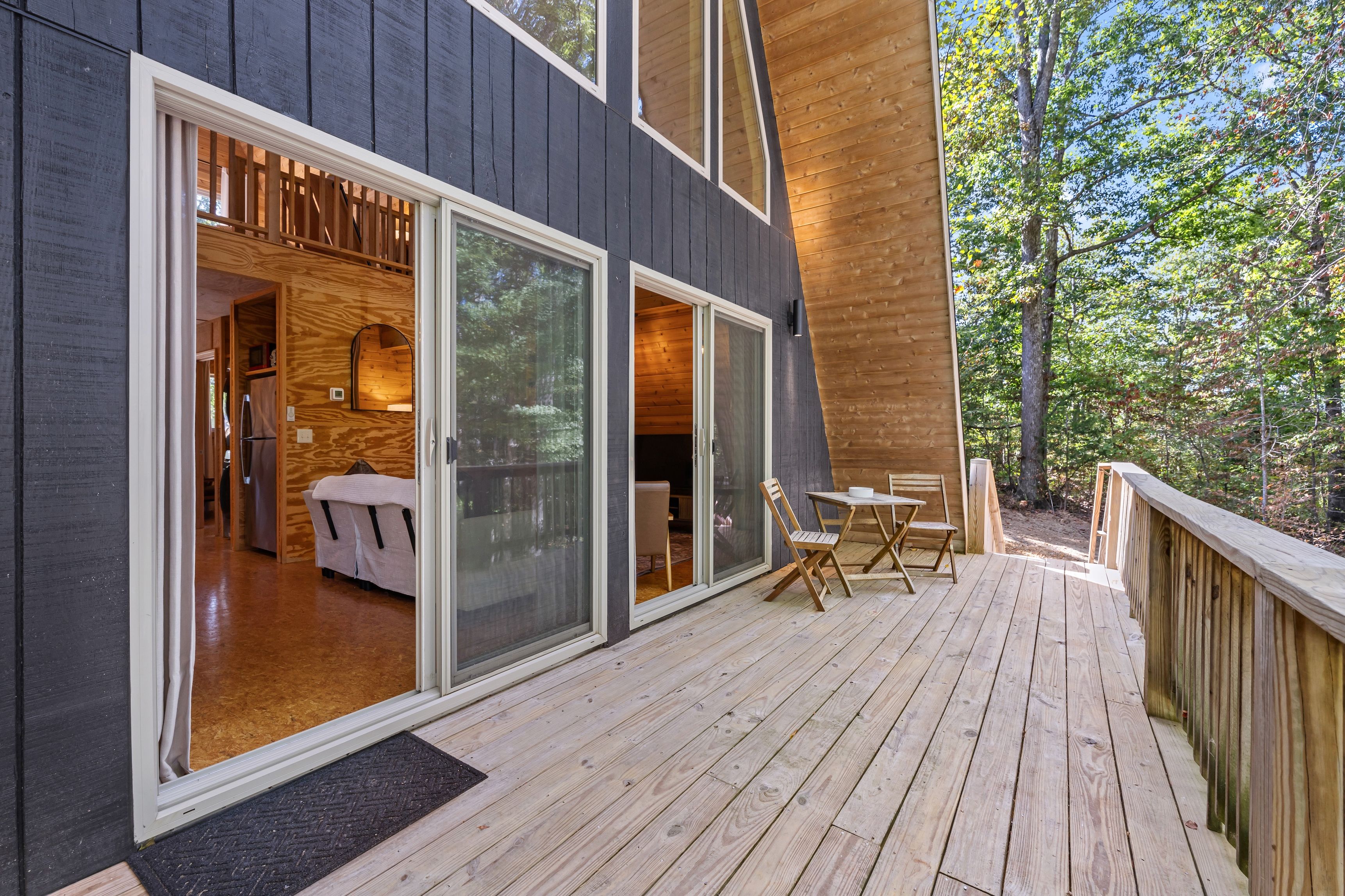 Open the doors and let the forest become part of your stay.