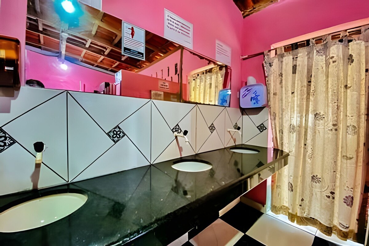 Shower, toilet paper