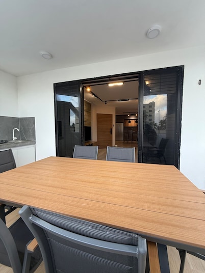 Apartamento con Piscina y Playa