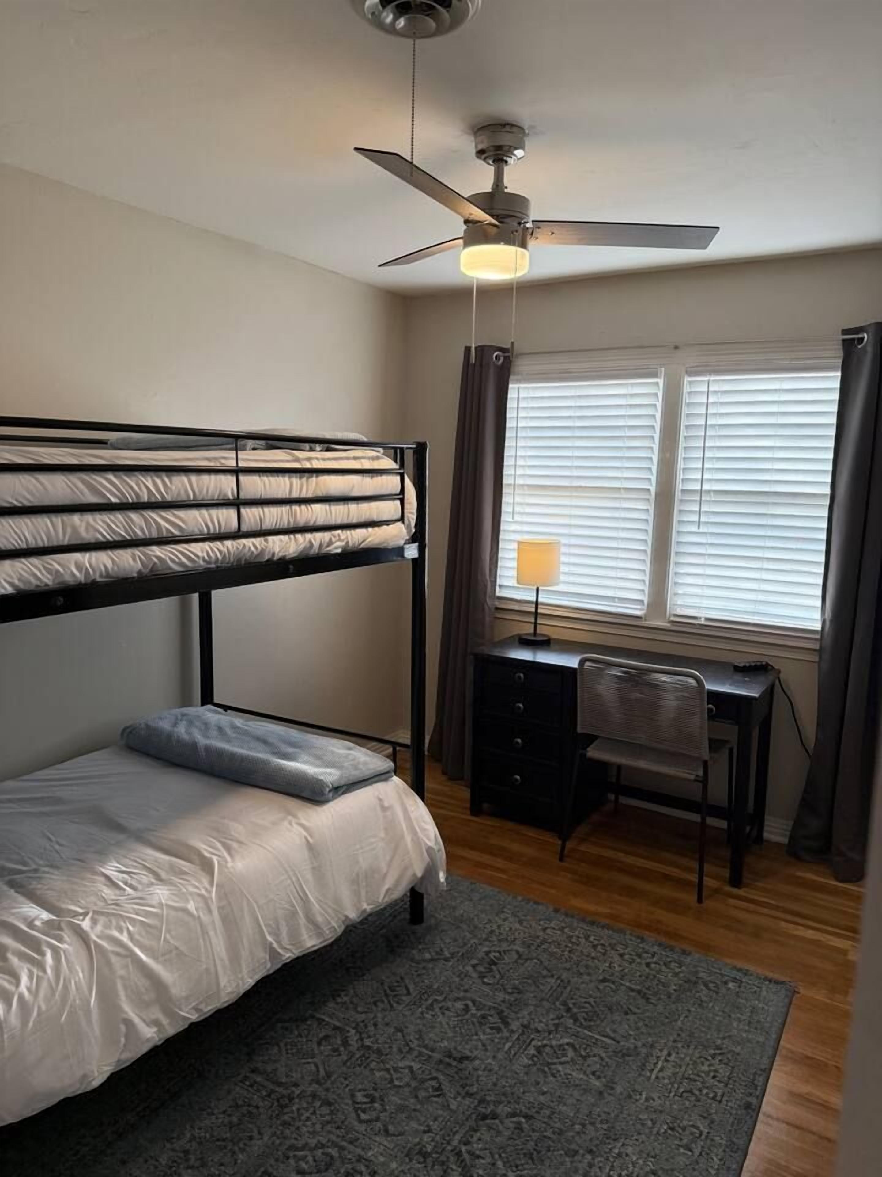 Desk, iron/ironing board, travel crib, WiFi