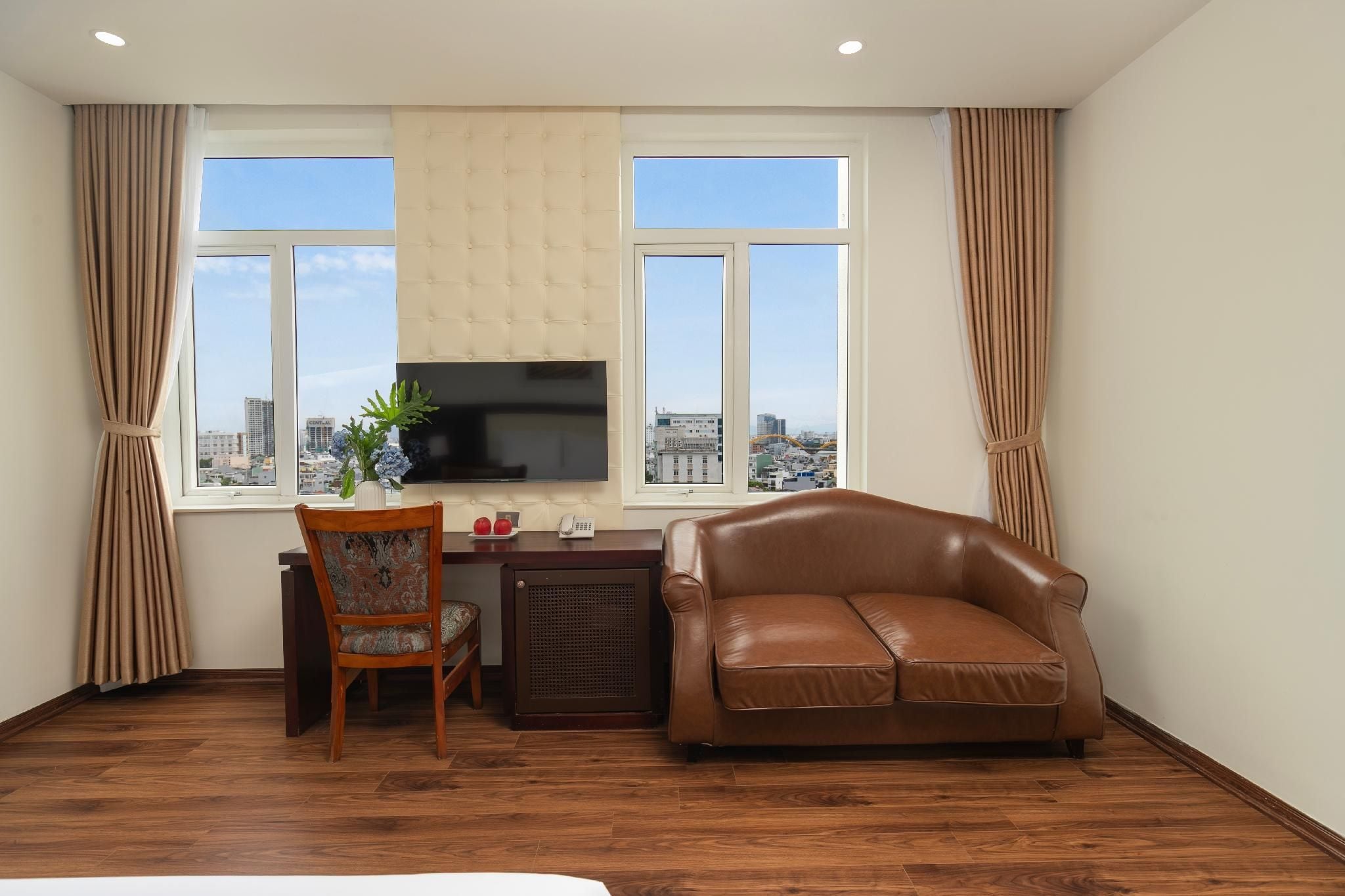 Executive Quadruple Room, River View | Desk, laptop workspace, WiFi (free)