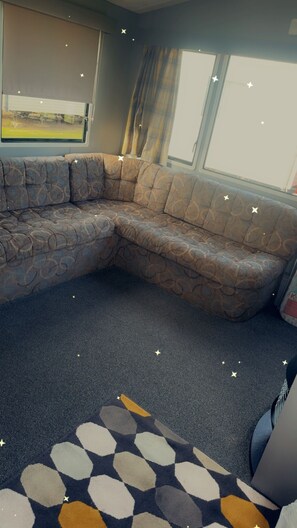 Living area - Cosy little caravan (Whitley Bay)