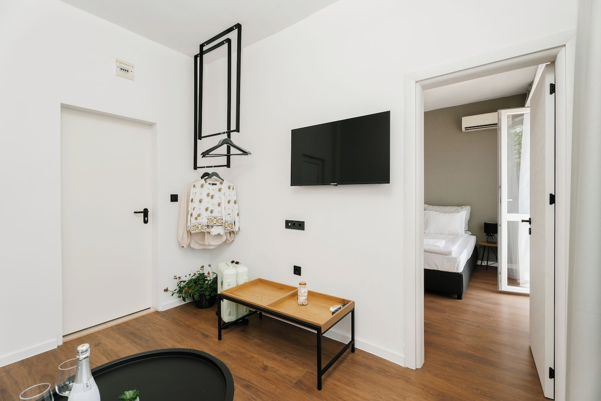 Standard Apartment, Balcony, City View | Desk, laptop workspace, free WiFi