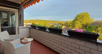 Apartment 'Above the Rooftops of Bonn-Beuel' with Balcony and View