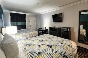 Unclassified image, 2 of 17, button - 2 Queen Beds | Non-Smoking, Micfridge (Lafayette LA)