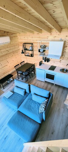 A lovingly decorated tiny house in the Blekinge archipelago in southern Sweden