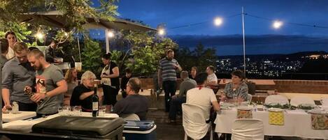 Superior Apartment, City View | Outdoor dining