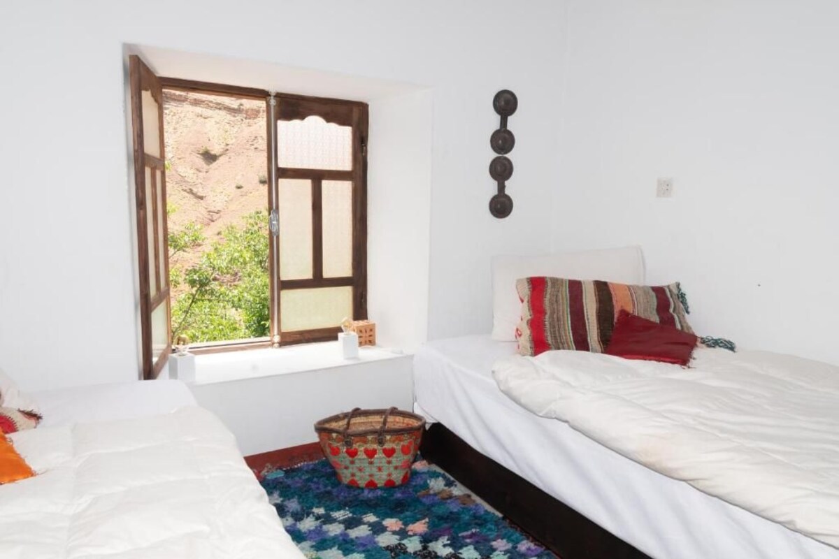 Habitació Comfort, pati, vistes a la muntanya