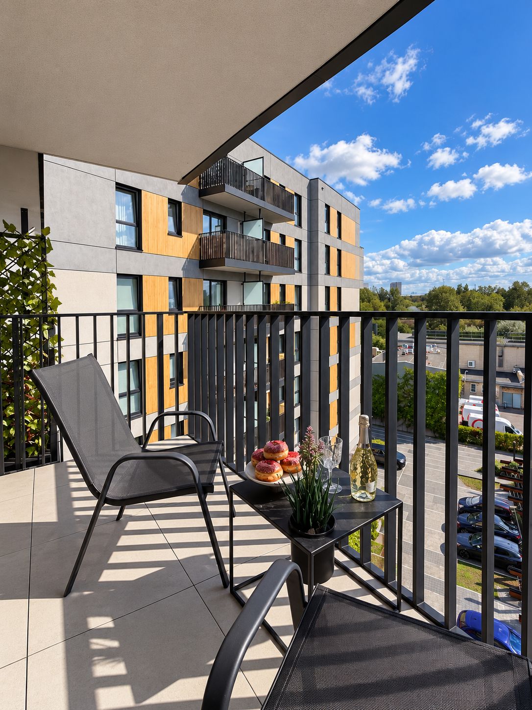 Elite Apartment, City View | Balcony