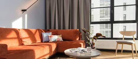 Departamento, 2 habitaciones, balcón, vista a la ciudad | Interior
