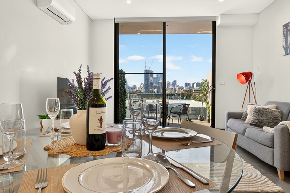 Unclassified image, 1 of 37, button - Boutique 2BR Redfern Apt w/ Skyline CBD Views & Balcony (Redfern)