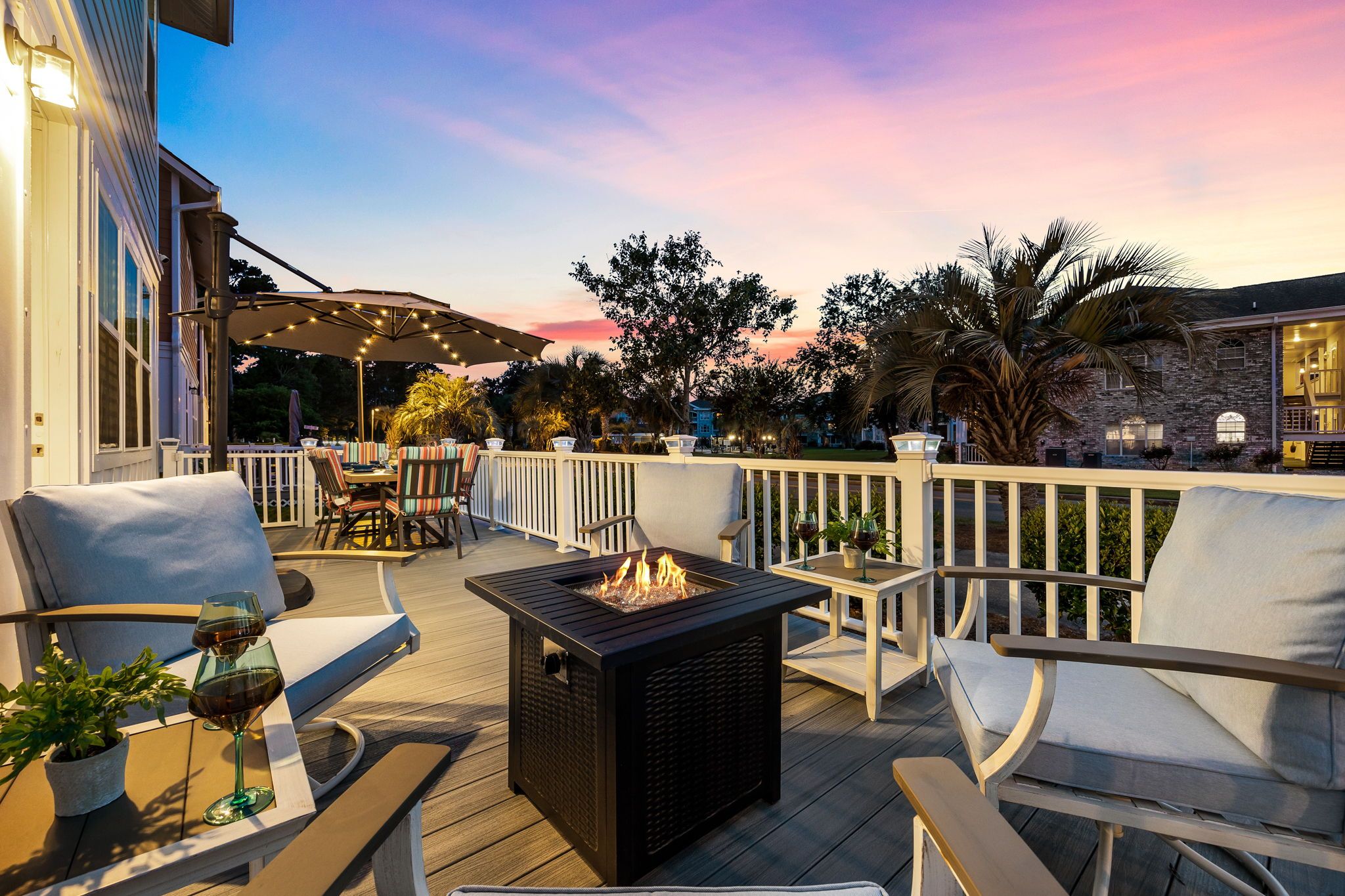 Enjoy relaxing evenings on your own private patio!