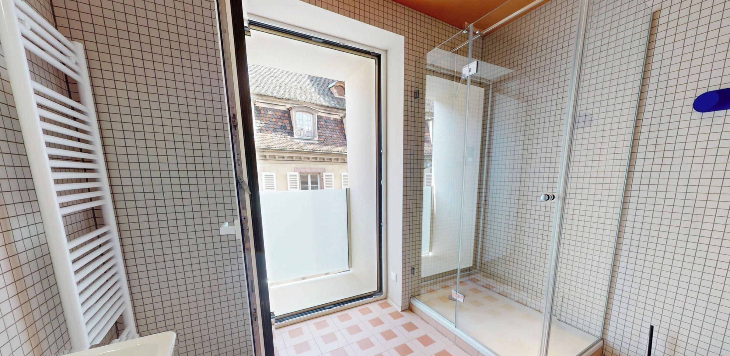 Shower, towels