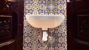 House, Garden View | Bathroom | Free toiletries, soap, shampoo, toilet paper - Riad zineb  (Marrakech)