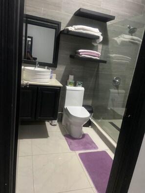 Towels, toilet paper - 
Welcome Home !! to a stylish 2 bed, 2.5 bath apartment on UpperWaterloo Road (Kingston)