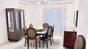 Apartamento, 2 habitaciones, accesible para personas con discapacidad, fumadores | Comedor