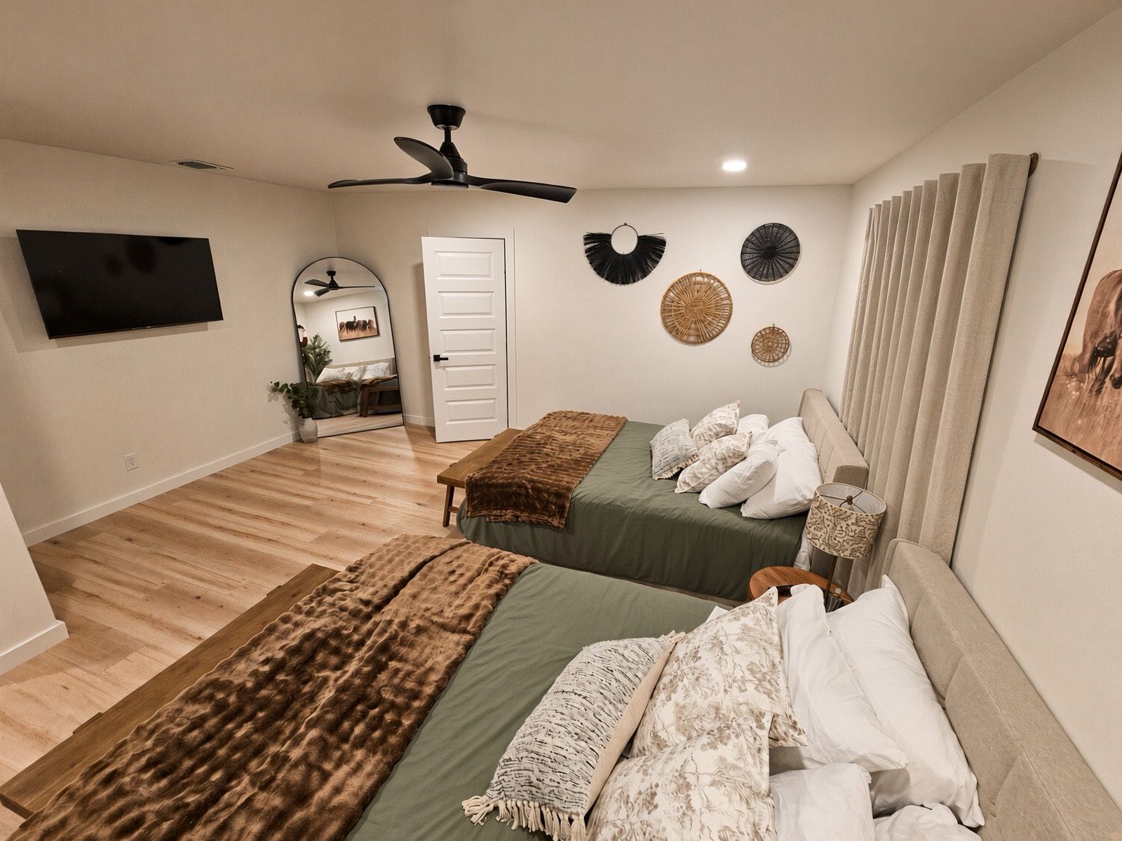 4 habitaciones, wifi y ropa de cama 