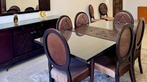Room, 1 Bedroom, Accessible, Smoking | Dining - Room-girls-only Room in Jannah Zayed Com (Sheikh Zayed City)
