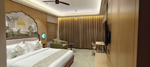 ห้องดีลักซ์ดับเบิล, วิวทะเล | ตู้นิรภัยในห้องพัก, เตารีด/โต๊ะรีดผ้า, Wi-Fi ฟรี