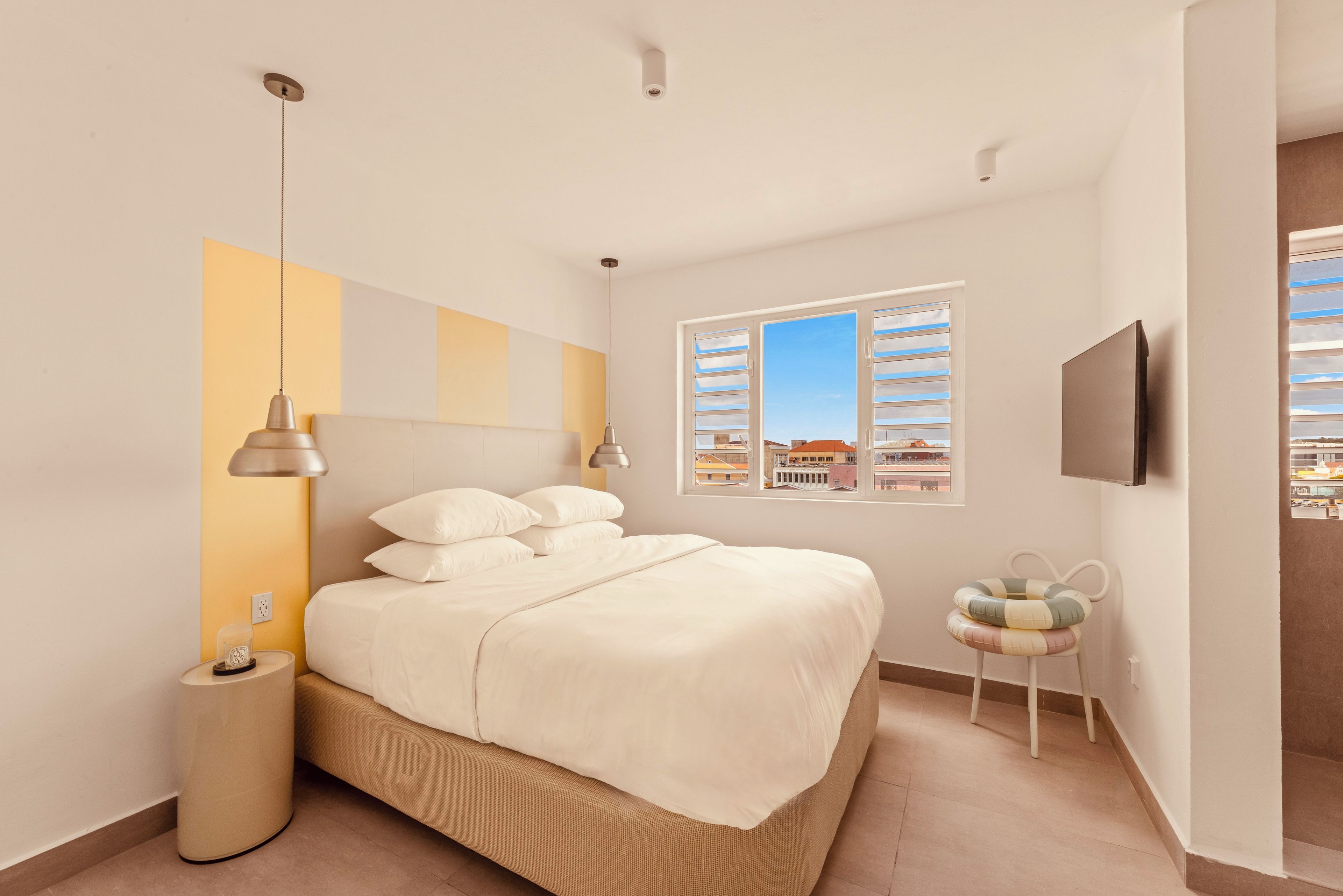 Deluxe Penthouse, 3 Bedrooms, Private Pool, Bay View | In-room safe, desk, laptop workspace, blackout drapes