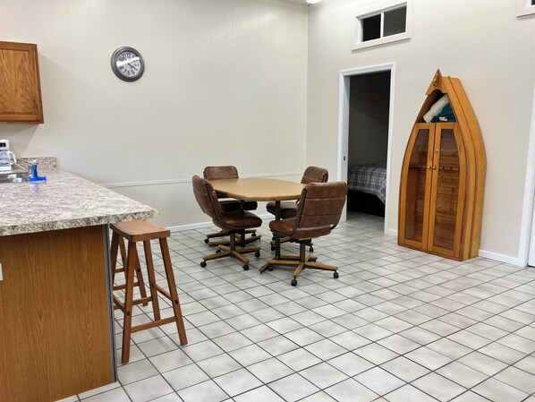 Dining - Downtown modern 2 bedroom apartment, no steps. We have boat parking w/electric. (Lansing)