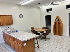 Dining - Downtown modern 2 bedroom apartment, no steps. We have boat parking w/electric. (Lansing)