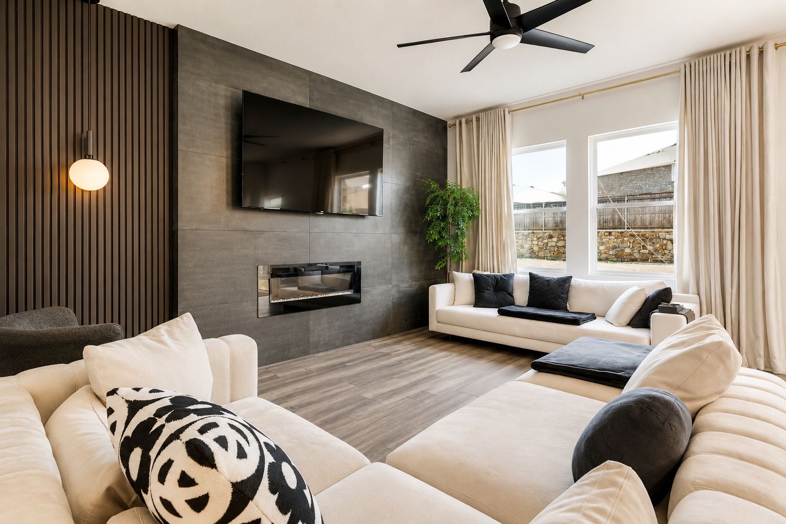 Smart-TV, Kamin, Videospiele, Computerbildschirme