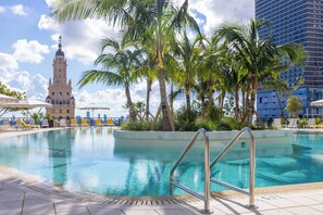 Pool - 40th-Floor Bay Views with Pool and Balcony in Miami G4013 (Miami)
