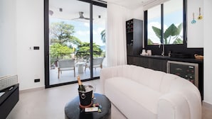 Deluxe Suite, Balcony, Sea View | Living area - NOAM by the sea (TAMARINDO)